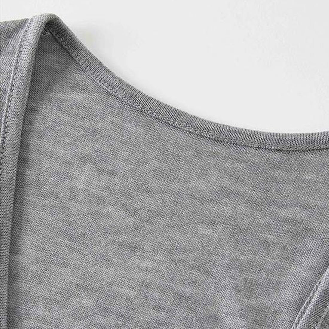 U-neck irregular hem sleeveless slim fit vest top