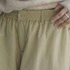 Minimally spliced high waisted fleece loose pants