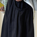 Retro washed casual slimming wide leg pants