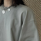 oversized t shirt cotton loose fit short sleeve crew neck casual basic tee top