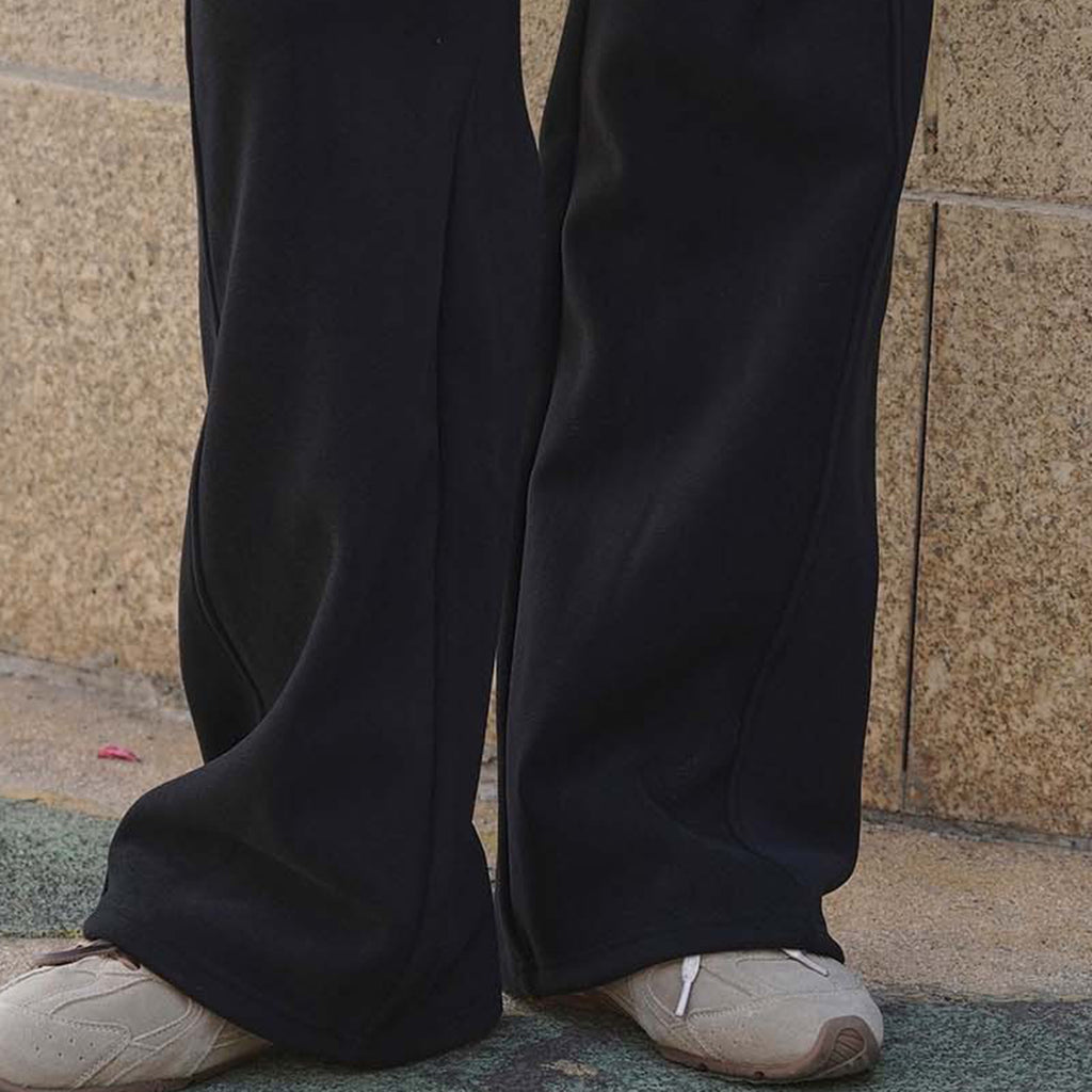 Elastic waist drawstring casual and comfortable pants