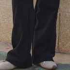 Elastic waist drawstring casual and comfortable pants