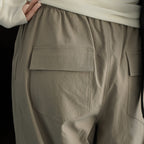 American street elastic drawstring cargo pants