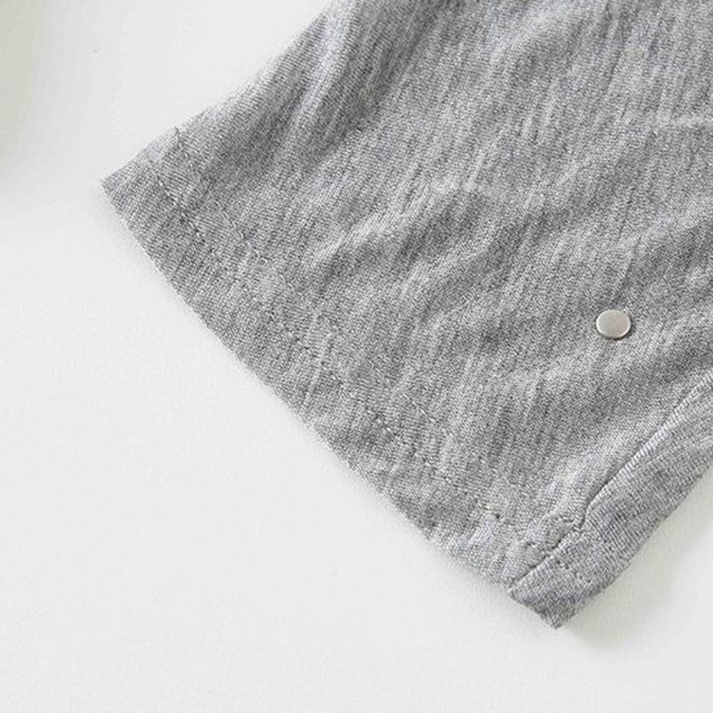 One shoulder rivet splicing sun protection T-shirt sun protection top