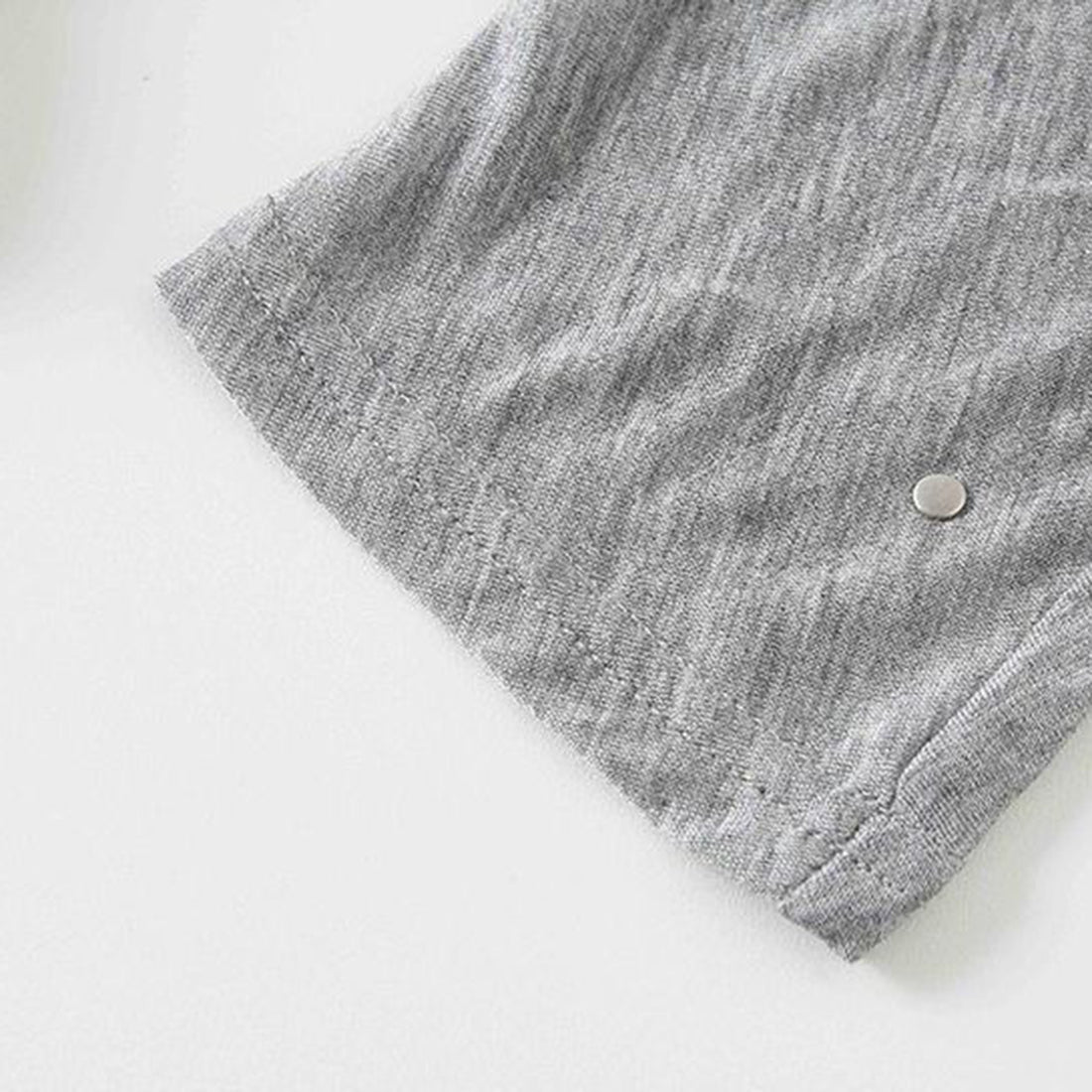 One shoulder rivet splicing sun protection T-shirt sun protection top