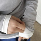 Slim fit round neck long sleeve base layer top