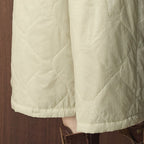 Simple elastic waistband clip cotton concealed grid casual loose pants