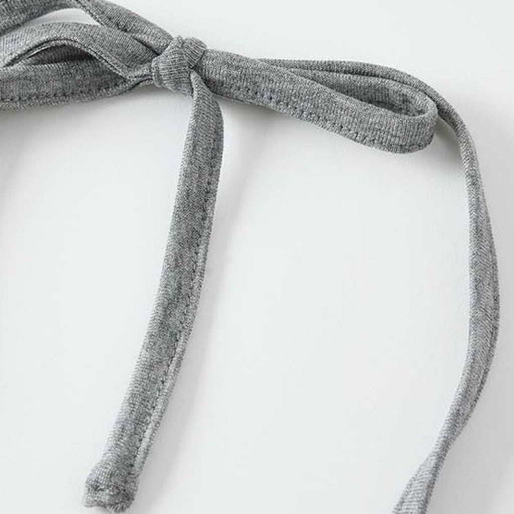 Thin strap hanging neck Tencel suspender top