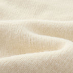 Round neck slightly frayed knitted loose sweater