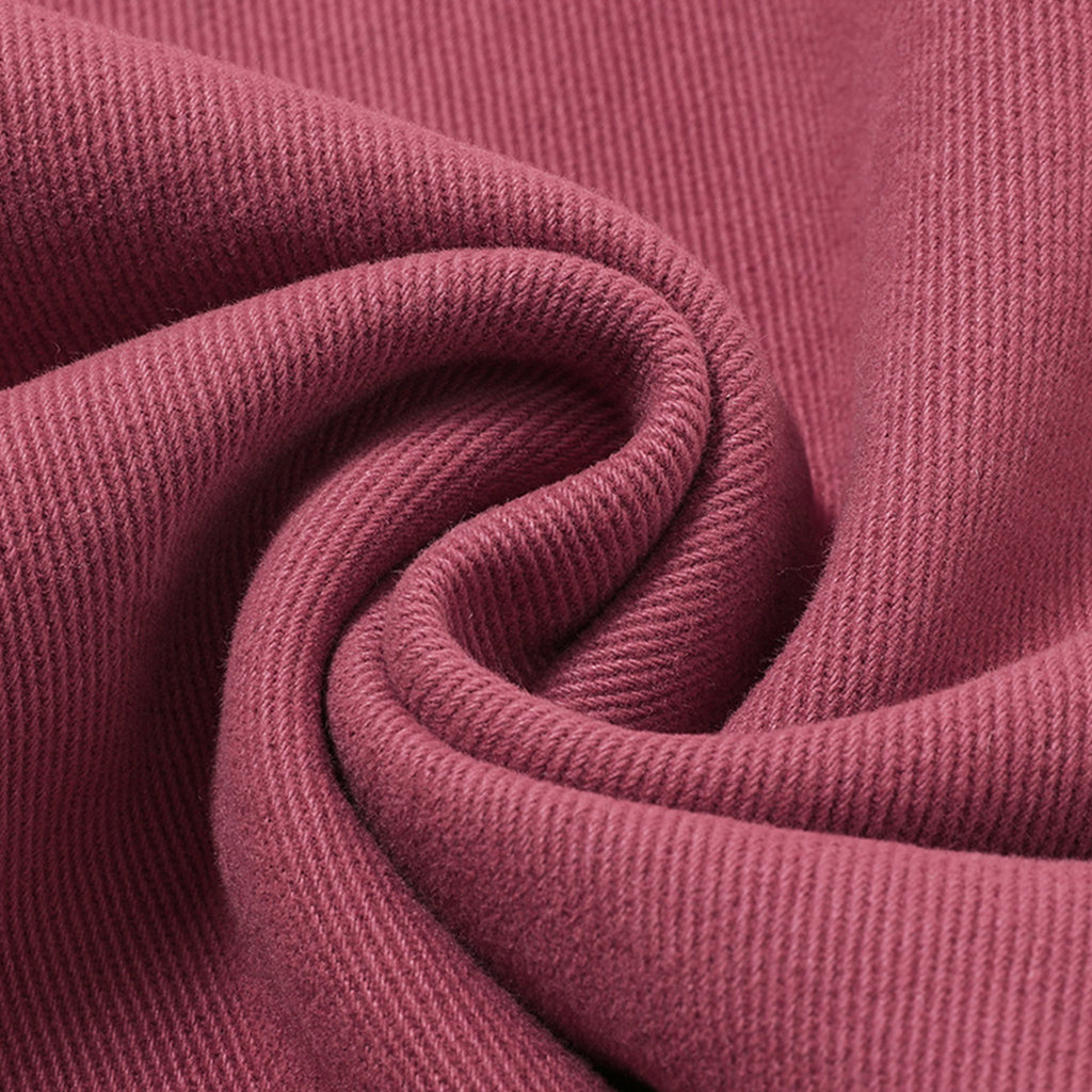 loose and tight fleece casual wide leg pants