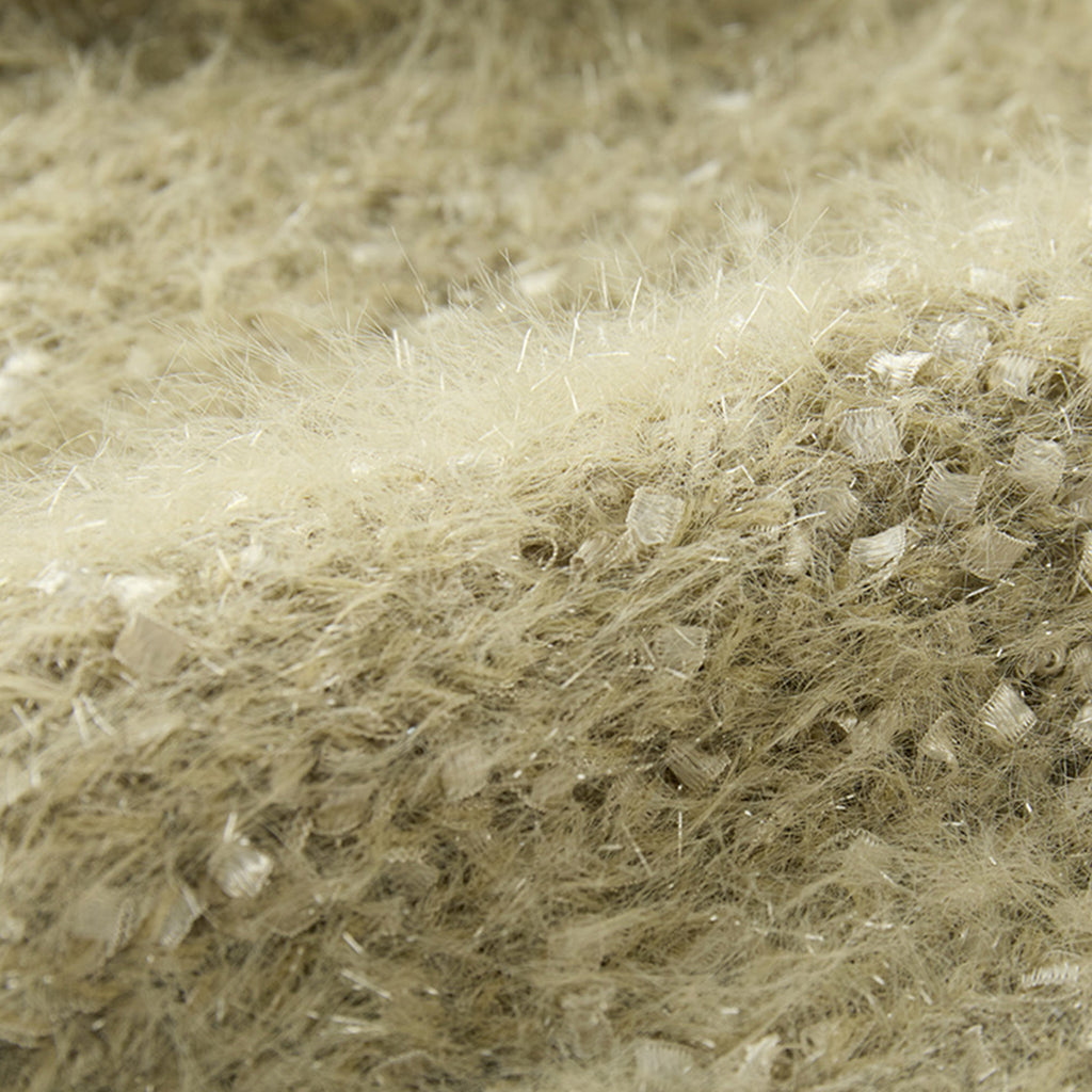 V-neck sparkling diamond long sleeved sweater top