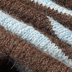 Striped Colorblock Long Sleeve Crewneck Sweater