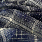 Irregular plaid high waist slimming half body A-line skirt