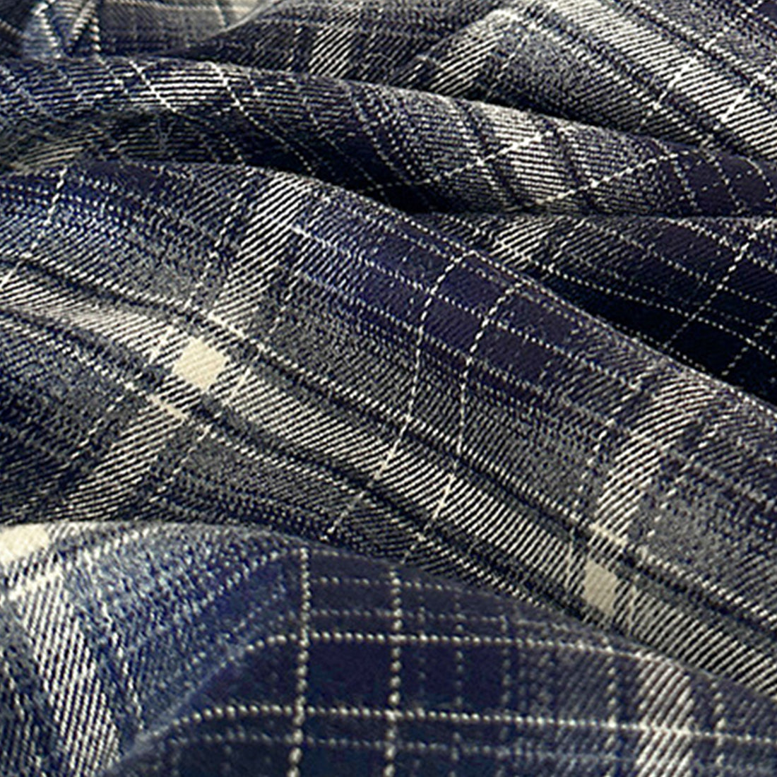 Irregular plaid high waist slimming half body A-line skirt