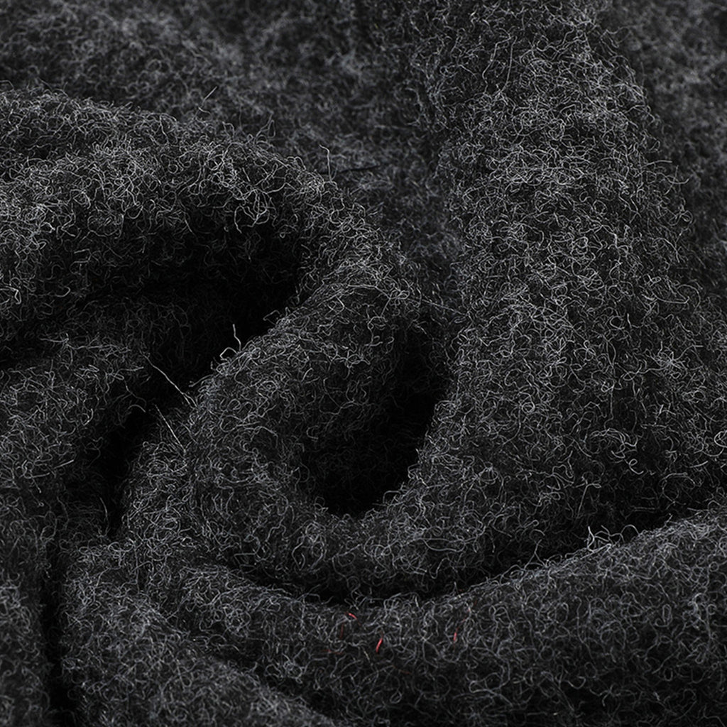 Retro V-neck plush knitted long sleeved loose sweater top