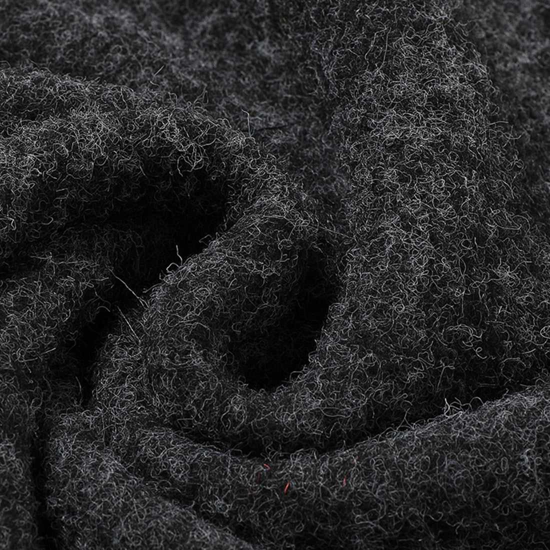 Retro V-neck plush knitted long sleeved loose sweater top