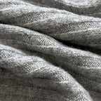 Flip collar knitted lazy V-neck sweater with belt