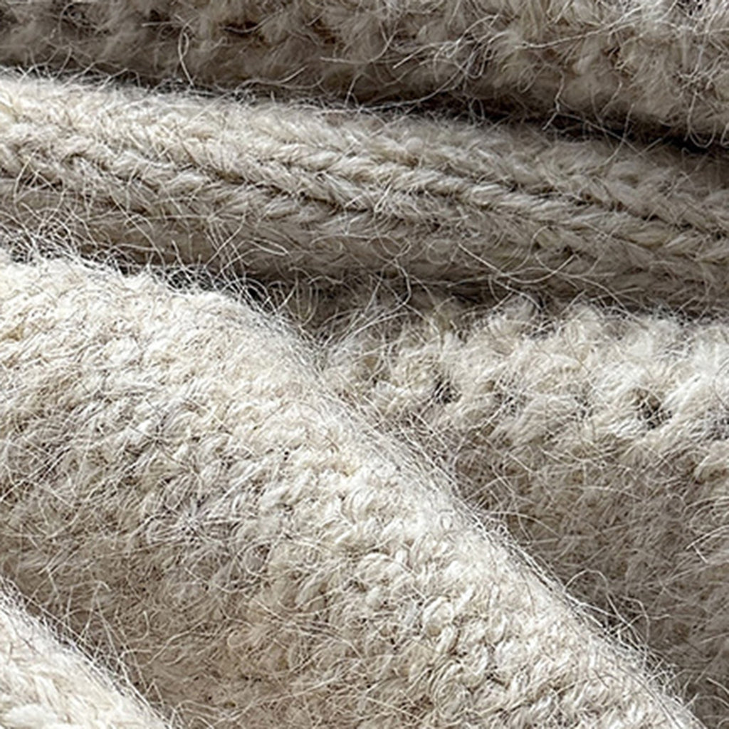 off shoulder lapel knitted loose top sweater