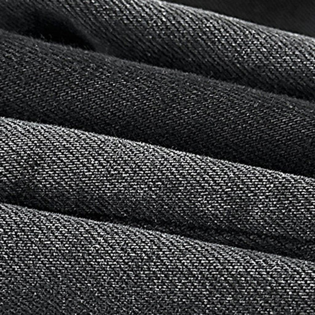 American retro fleece warm loose jeans