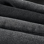 American retro fleece warm loose jeans