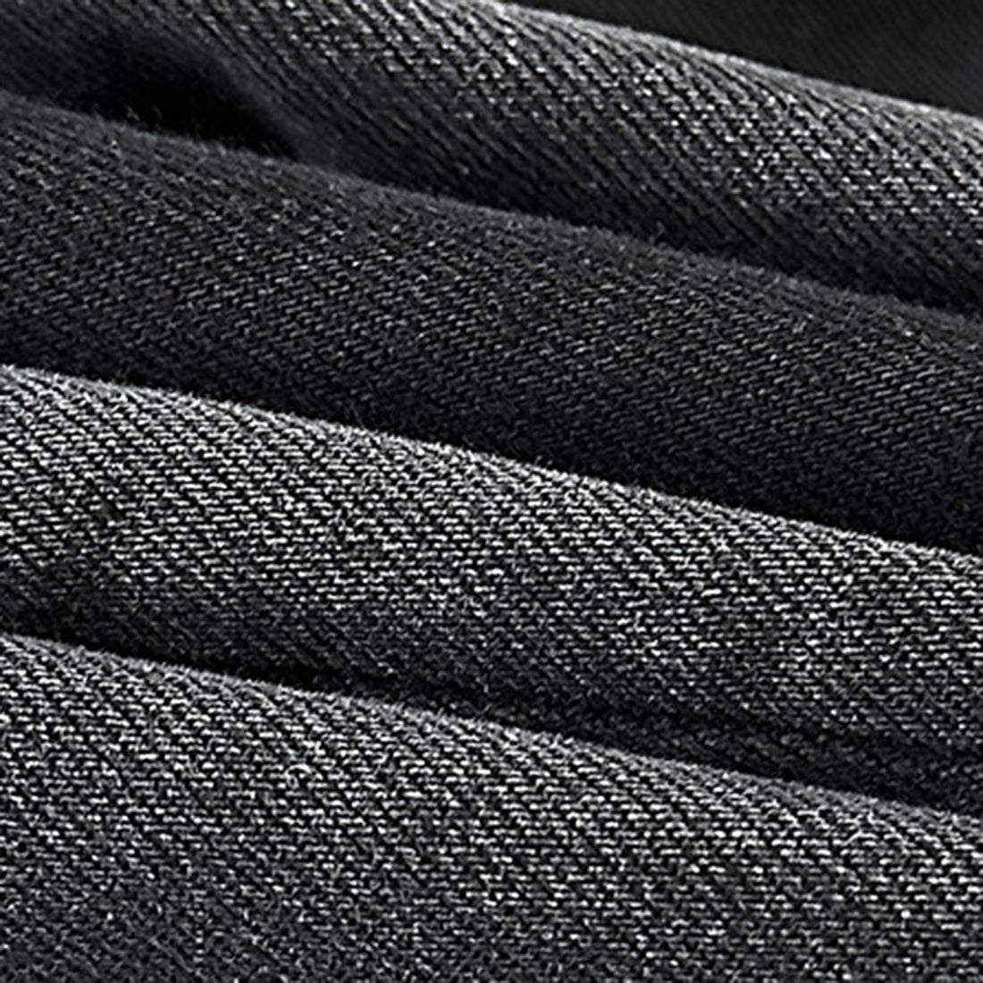 American retro fleece warm loose jeans