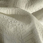 Round neck lace knitted hollow out long sleeved top
