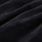 French retro patchwork floral lace skirt A-line long skirt