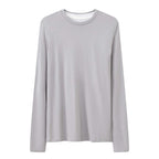 Slim fit round neck long sleeve base layer top