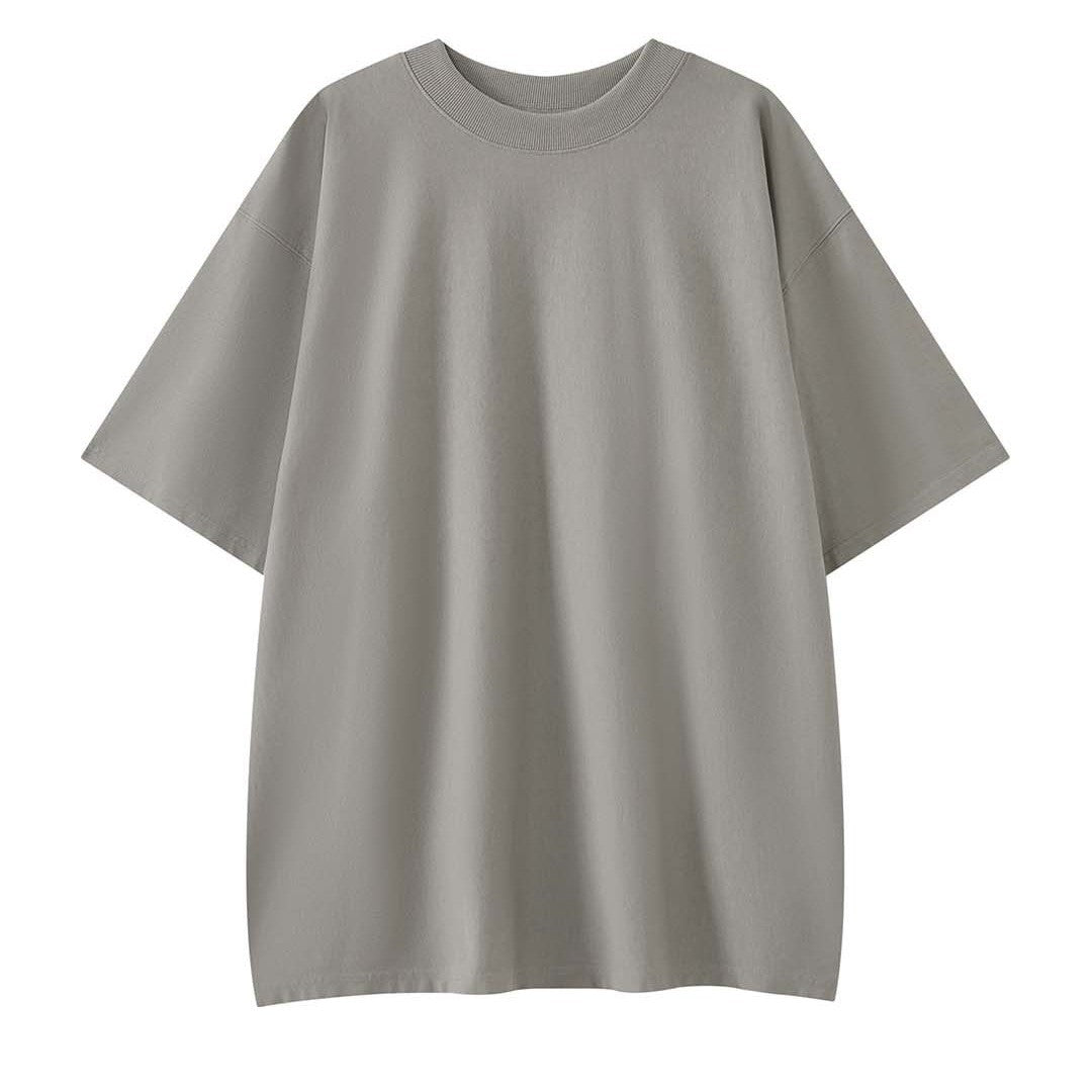 oversized t shirt cotton loose fit short sleeve crew neck casual basic tee top