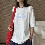 Women’s Oversized Arrebol Serendipity Graphic Cotton T-Shirt