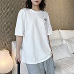 Women’s Oversized California Letter Print Cotton T-Shirt
