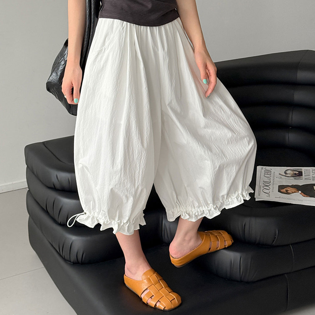 Women’s High-Waisted Bloomers Wide-Leg Pants