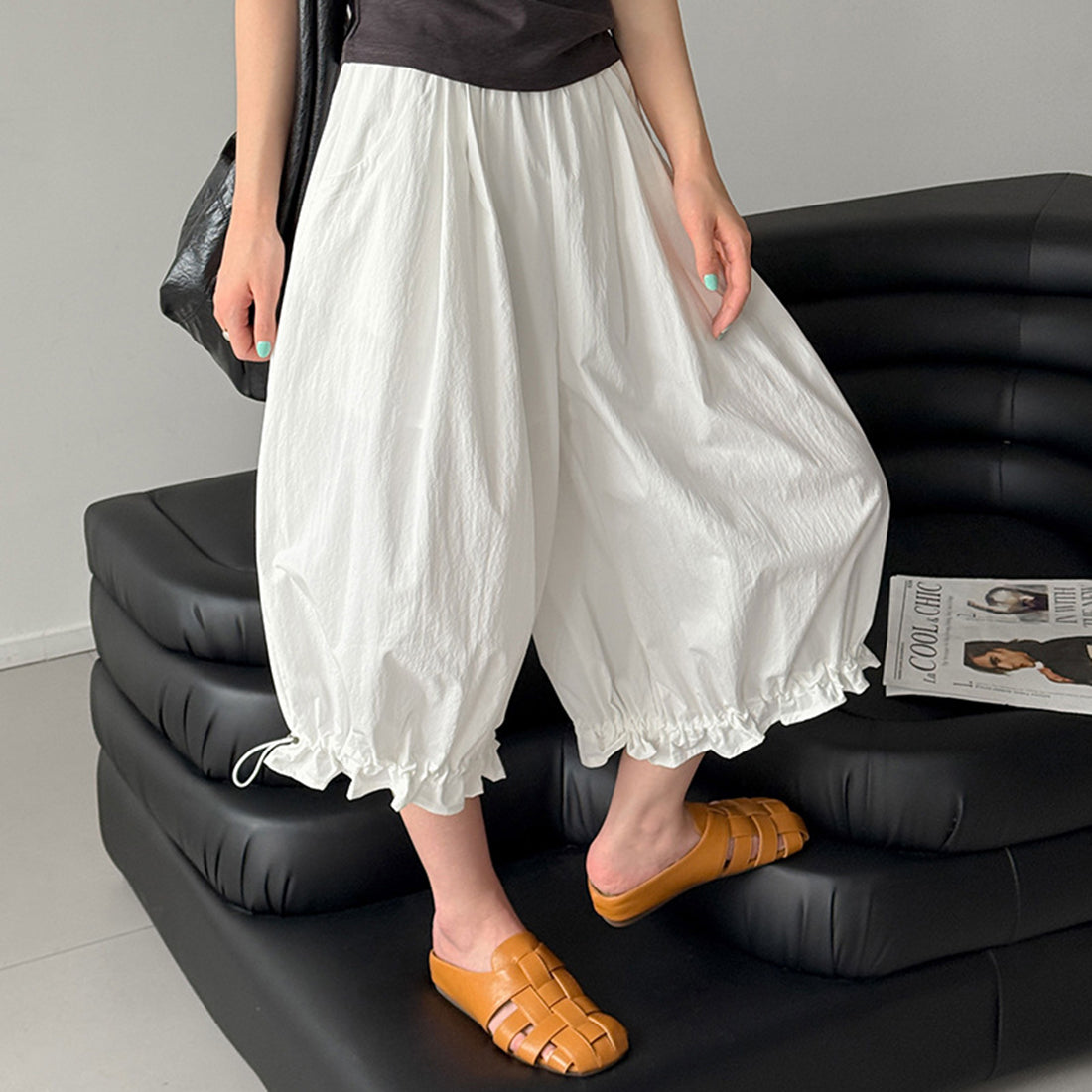 Women’s High-Waisted Bloomers Wide-Leg Pants