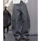 Side pocket loose casual work pants