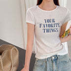 Women’s "Your Favorite Things" Fitted Short-Sleeve T-Shirt