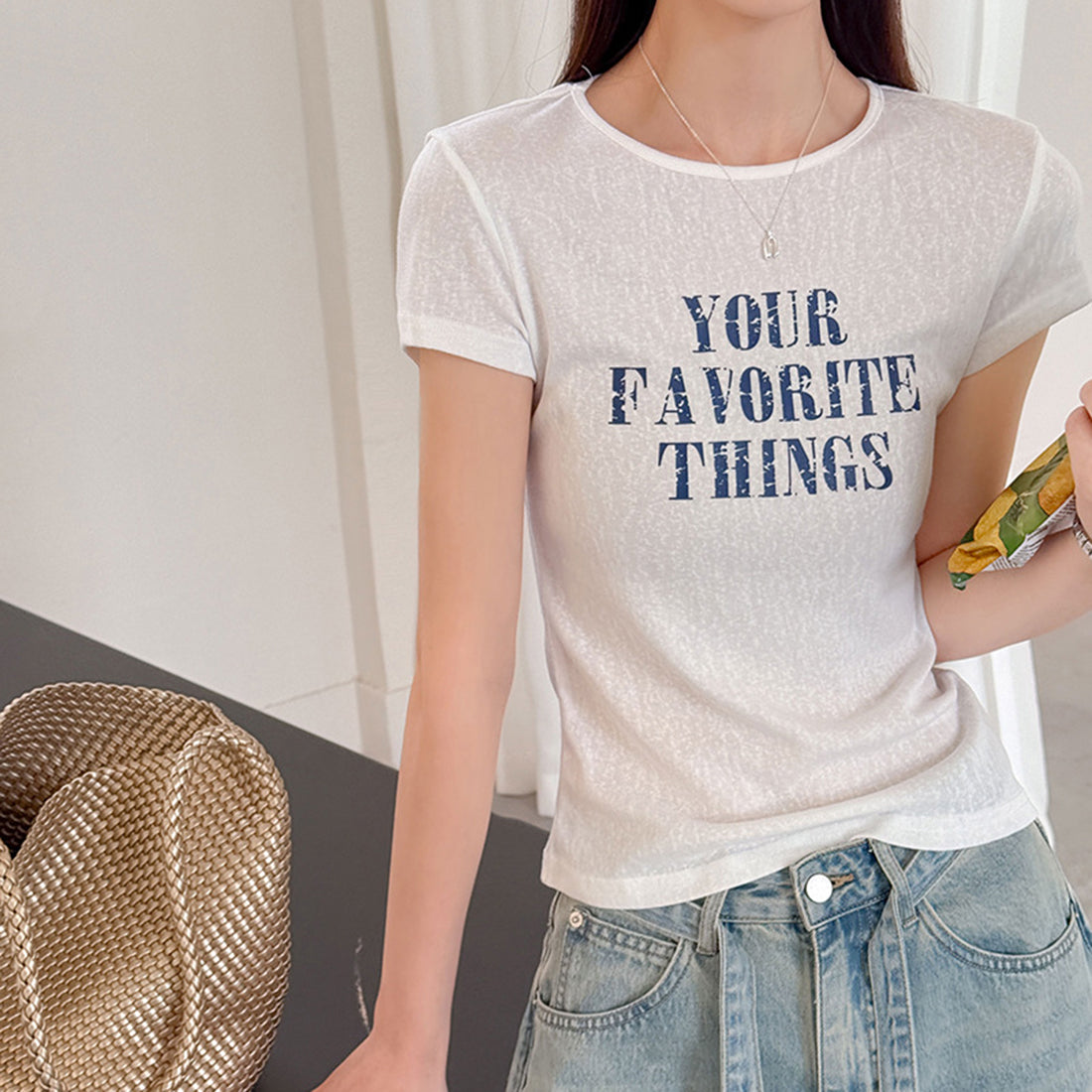 Women’s "Your Favorite Things" Fitted Short-Sleeve T-Shirt