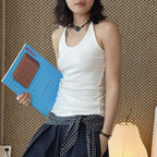 Women’s Slim Fit Racerback Ribbed Tank Top