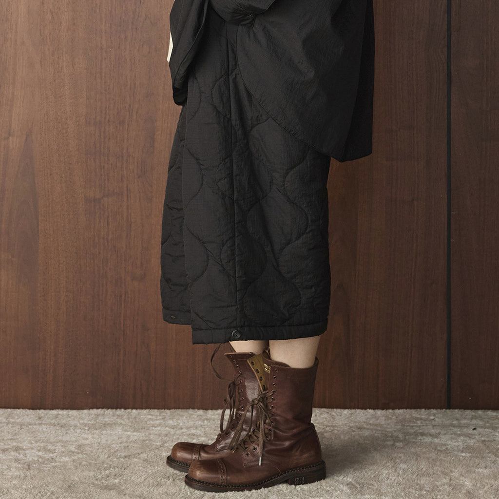 Simple elastic waistband clip cotton concealed grid casual loose pants