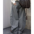 Side pocket loose casual work pants