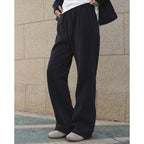 Elastic waist drawstring casual and comfortable pants