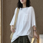 Oversized Cotton Pocket T-Shirt