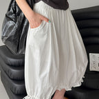 Women’s High-Waisted Bloomers Wide-Leg Pants