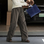 American street elastic drawstring cargo pants