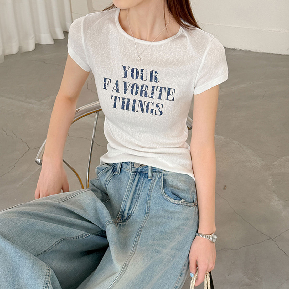 Women’s "Your Favorite Things" Fitted Short-Sleeve T-Shirt