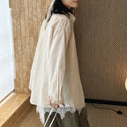 Oversized Cotton Striped Shirt