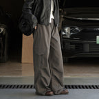 American street elastic drawstring cargo pants