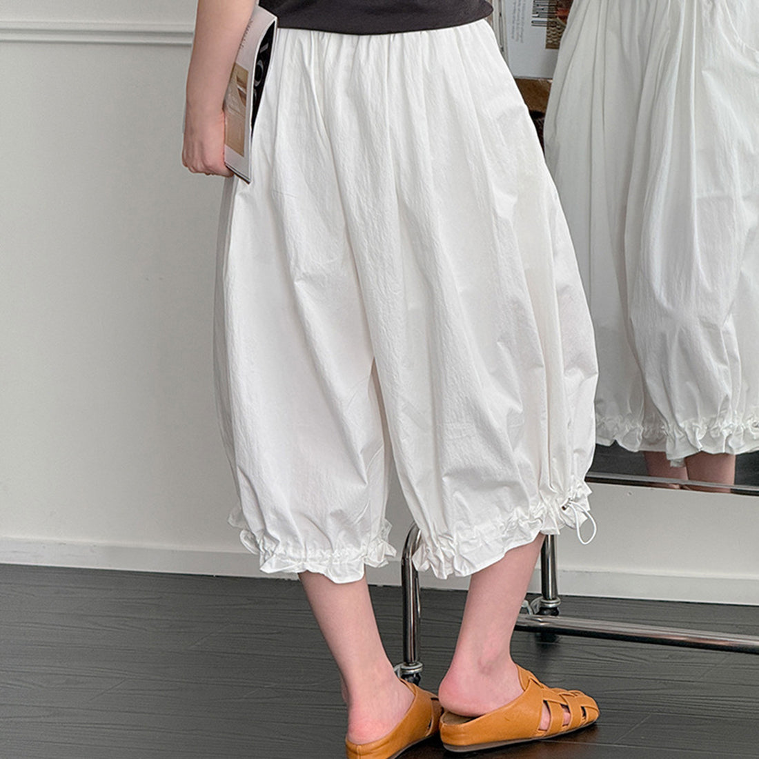 Women’s High-Waisted Bloomers Wide-Leg Pants