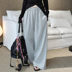 Women’s Oversized Wide Leg Sweatpants with Letter Print