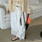 Women’s Lace Trim Lantern Wide Leg Pants