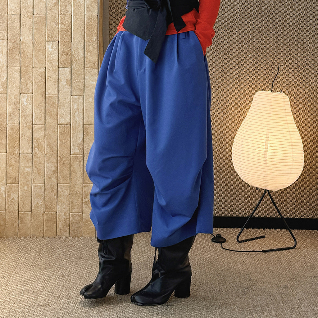 high waist wide leg pants lyocell cotton draped loose trousers casual pleated baggy pants